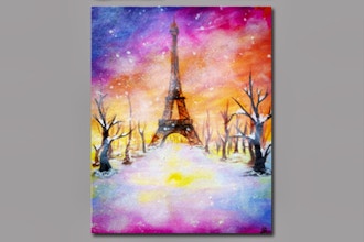 Paint Nite: Winter Paris Sunset
